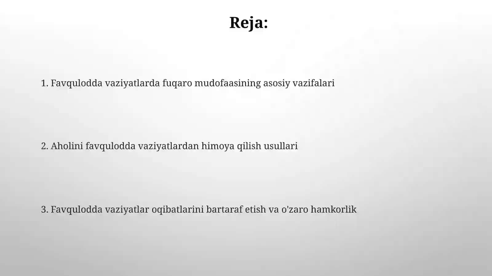 Favquloddavaziyatlardafuqaromuhofazasiningvazifalari 2