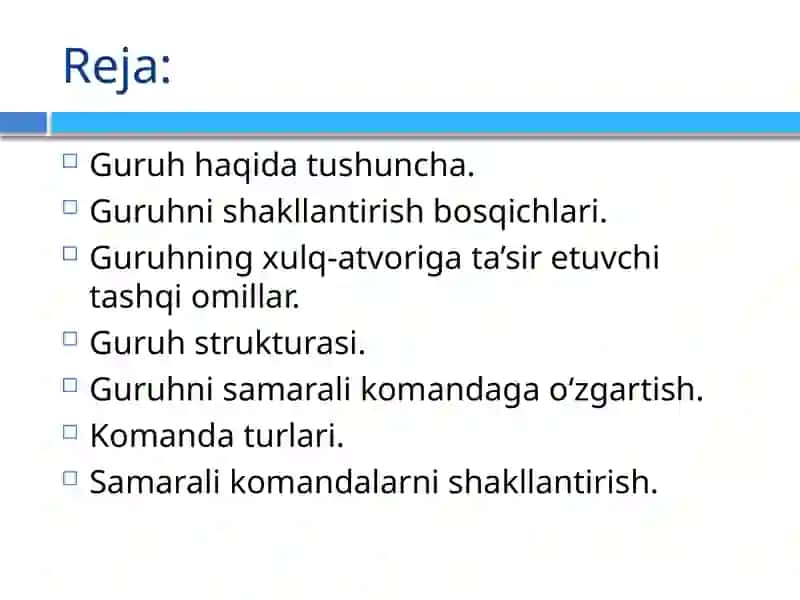 GURUH VA KOMANDALAR 2
