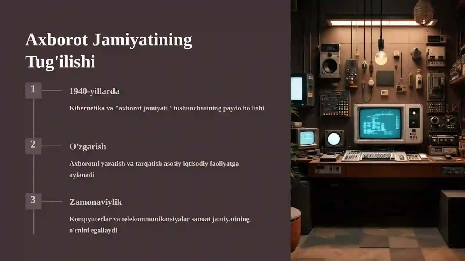Axborotlashgan Jamiyat va Uning Istiqbollari 2