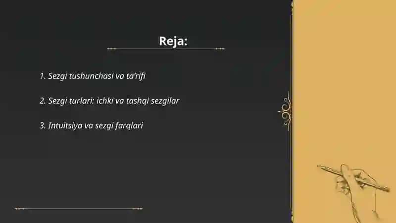 Sezgi tushunchasi va taʼrifi 2
