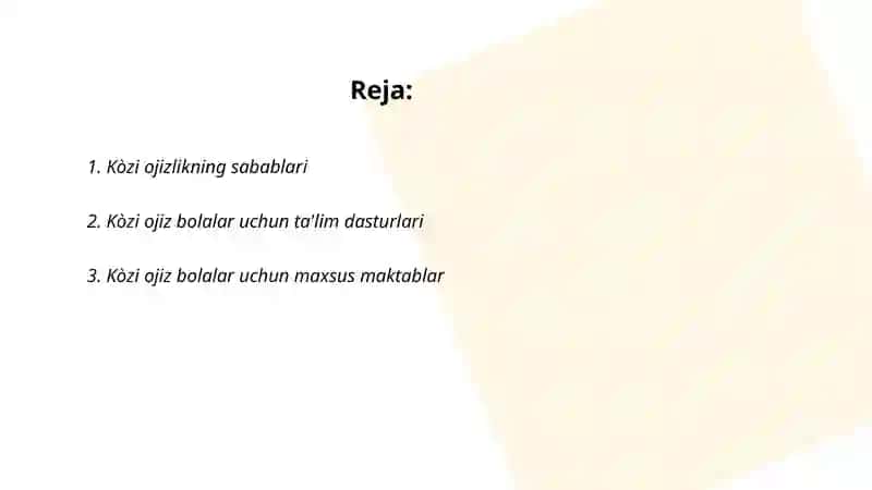 Kòzi ojiz kar bolalar 2