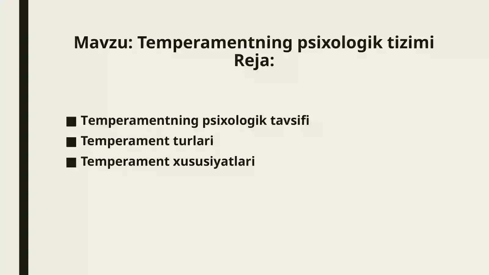 Temperamentning psixologik tizimi 2