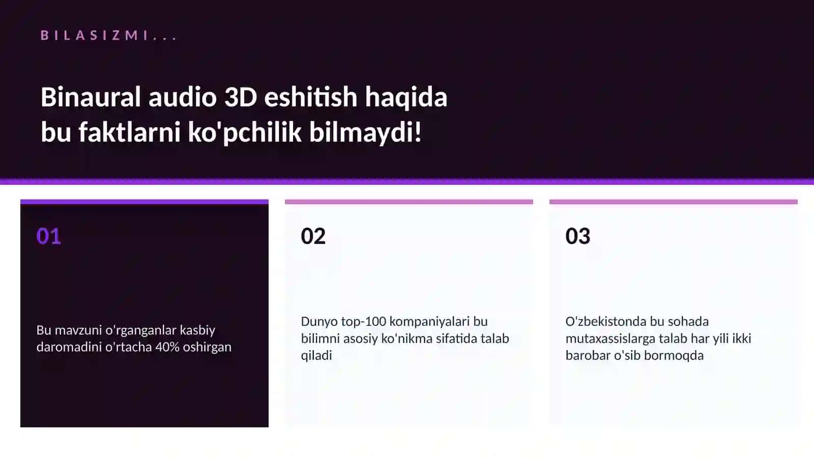 MUSIQA VA AUDIO TEXNOLOGIYALAR 2