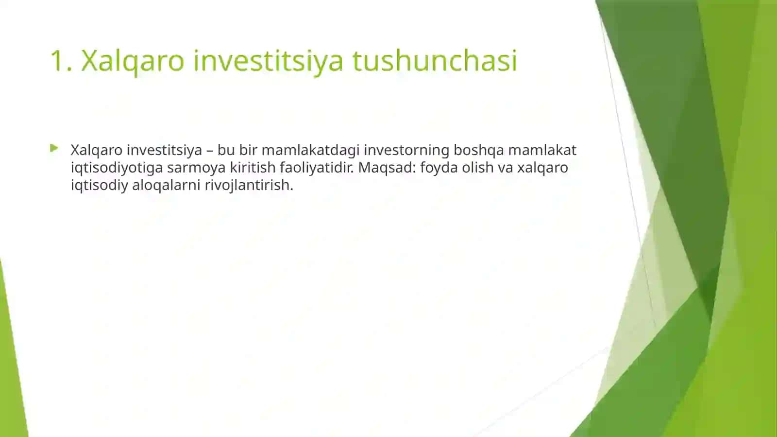 Xalqaro Investitsiya 2