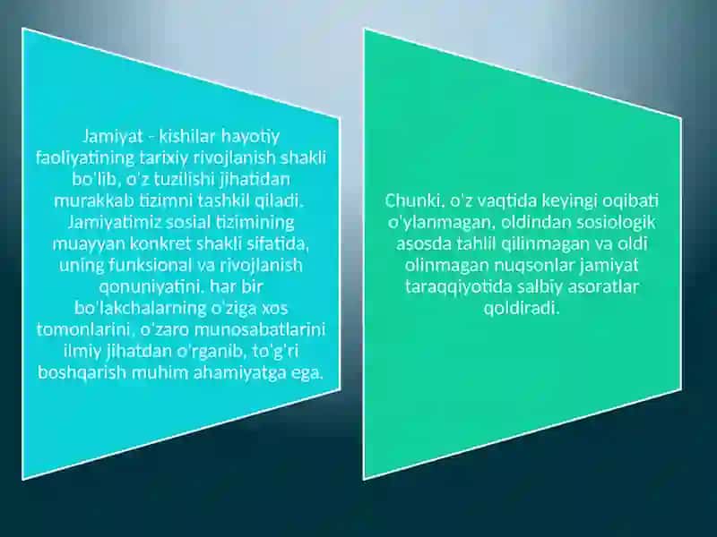 Jamiyat va uning asosiy belgilari 2