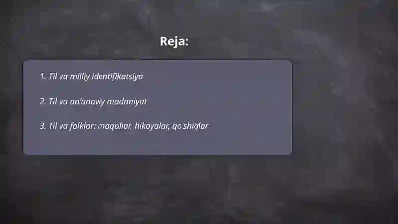 Til va madaniyat munosabati 2