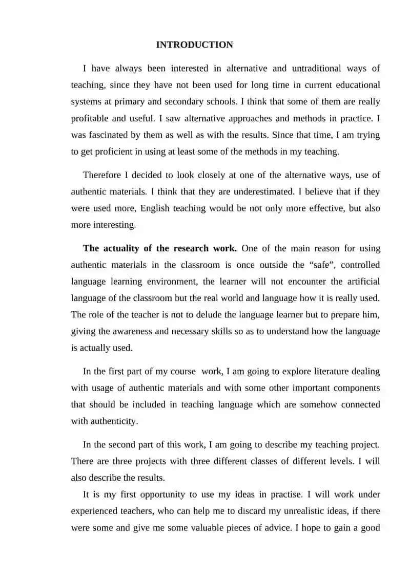 The Role of Authentic Materials in Teaching English 2