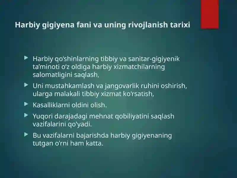 Harbiygigiyenafanivauningrivojlanishtarixi 2
