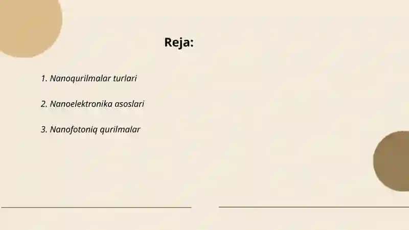Nanoqurilmalar va ularning ishlash mexanizmlari 2