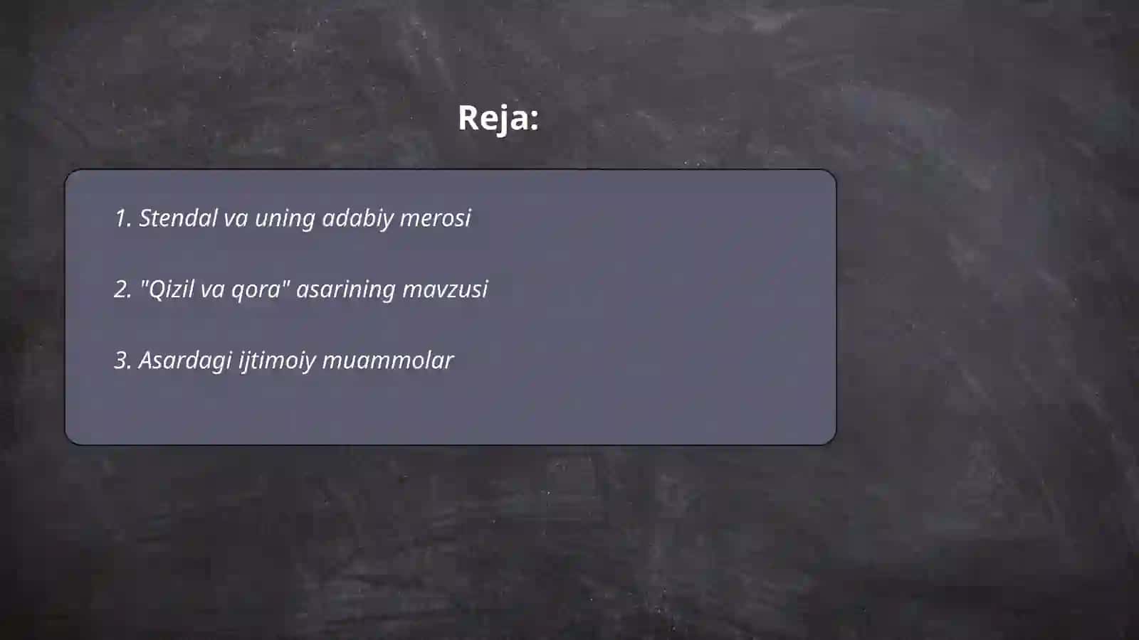 "Qizil va qora" asari tahlili 2