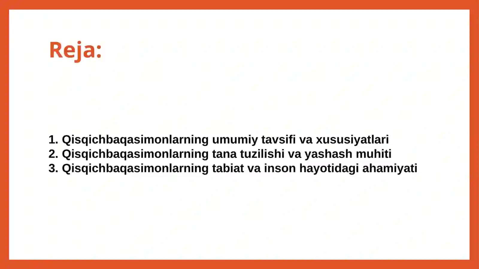 Qisqichbaqasimonlar (Crustacea) ning umumiy ta'rifi 2