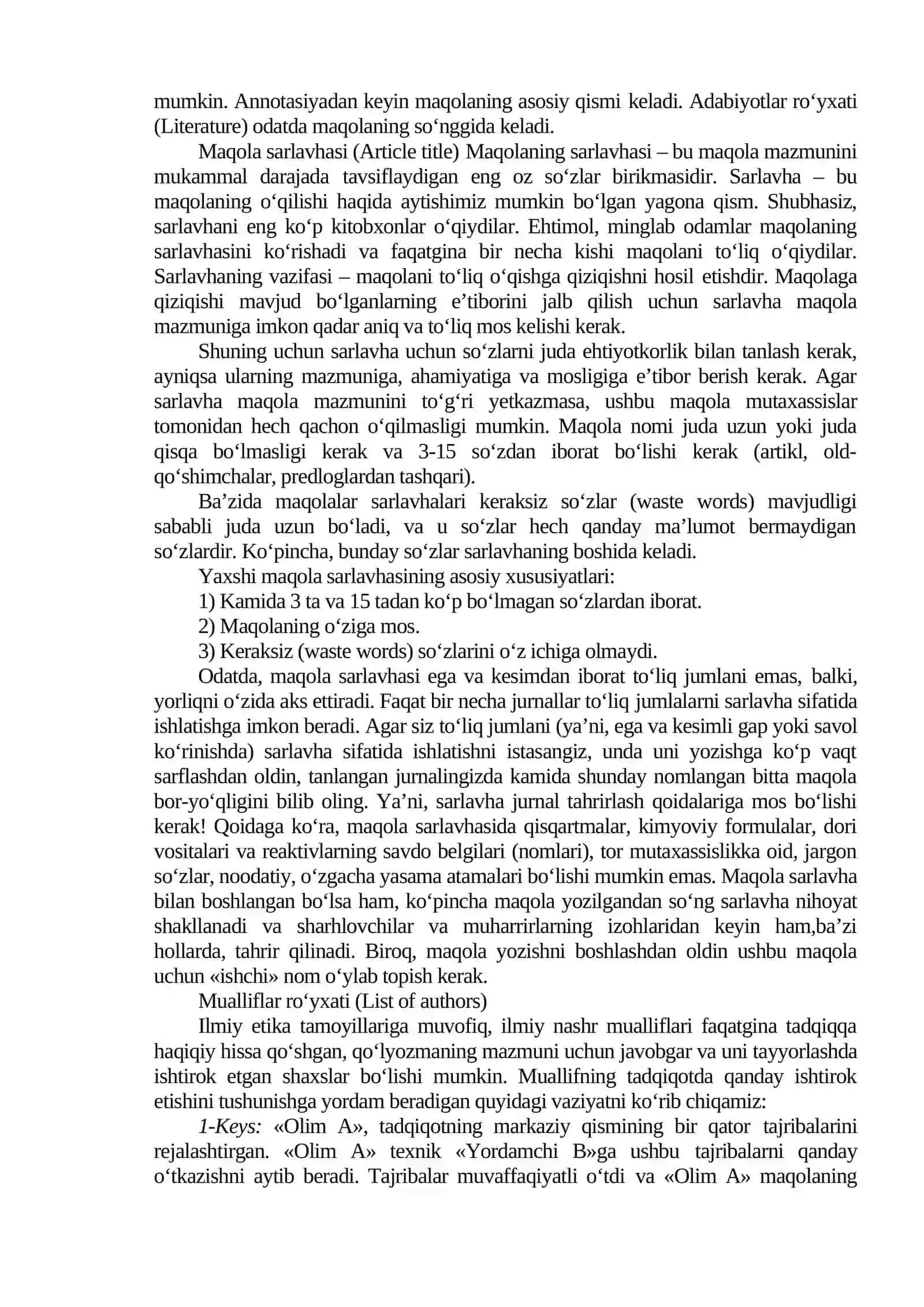FANLARNI O‘RGANISHDA ADABIYOTLAR BILAN ISHLASH 2