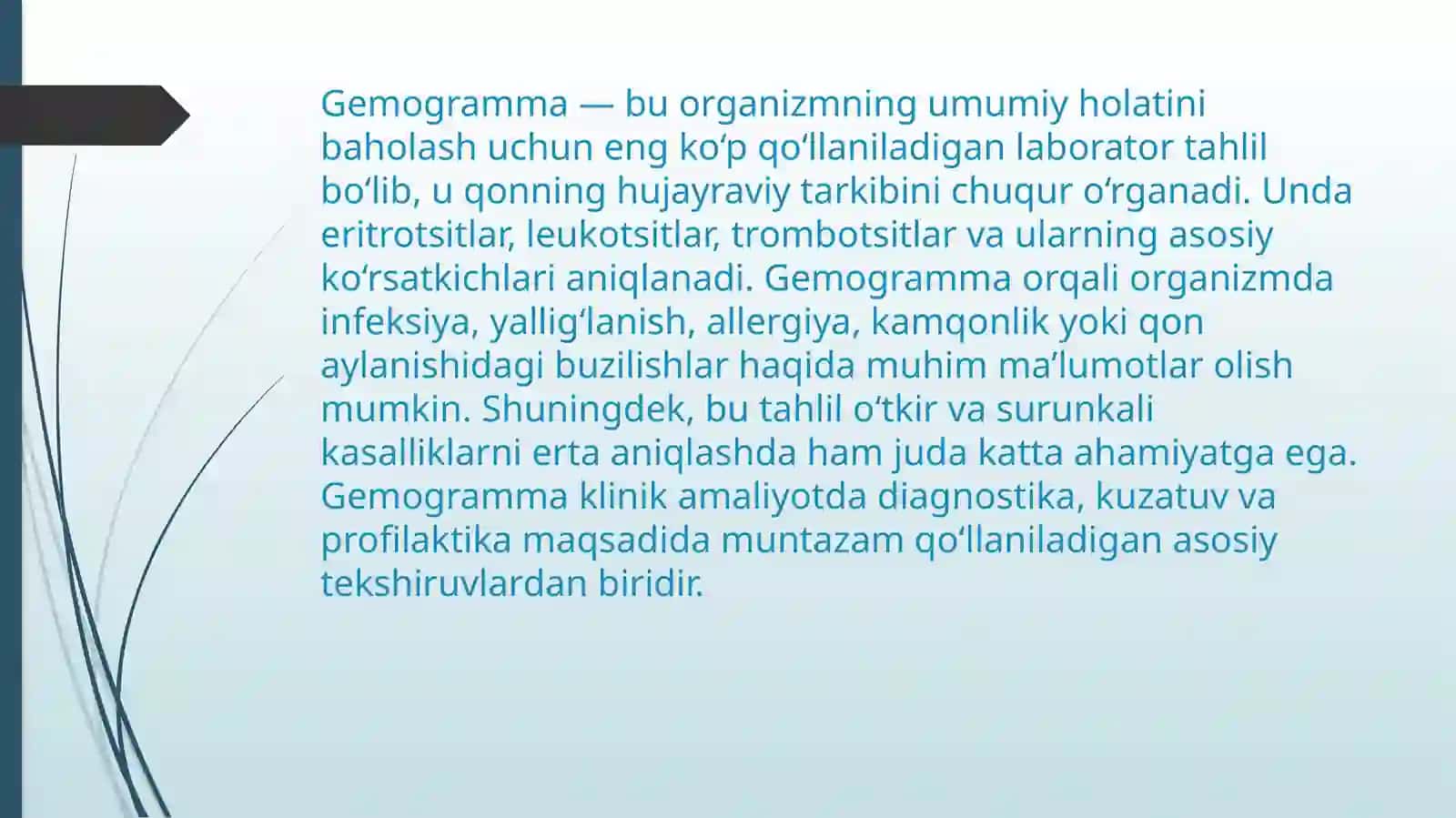 Gemogramma va uning interpritatsiyasi 2