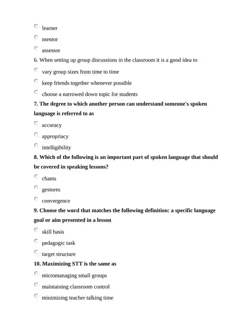 TEACHER'S ROLE IN SPEAKING ACTIVITIES 2