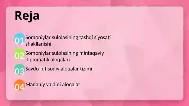 Somoniylarsulolasining xalqaro aloqalari 2