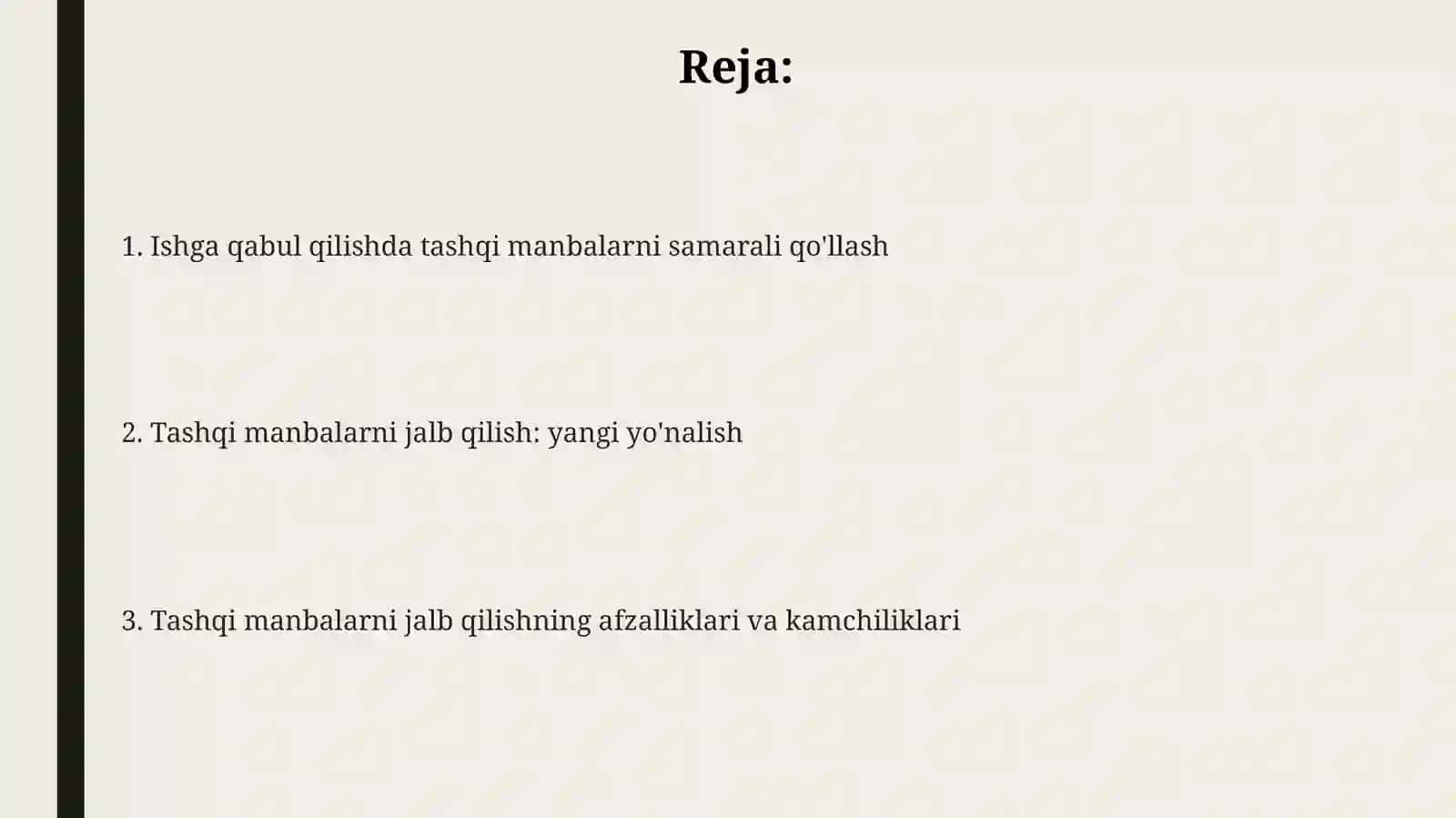 Autsorsing-rekrutmentningyangiyoʻnalishisifatida 2