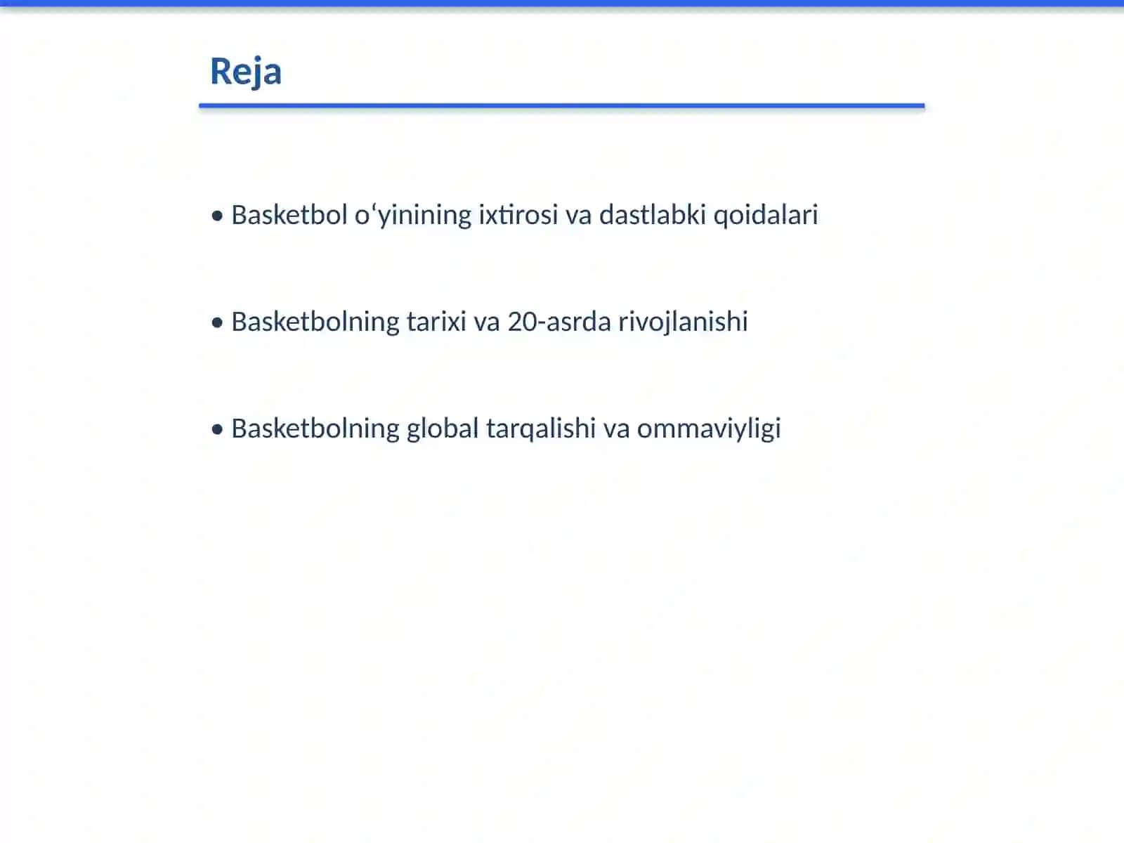 Basketbolning tarixi va 20-asrda rivojlanishi 2