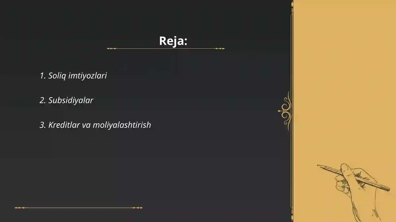 Soliq imtiyozlari 2