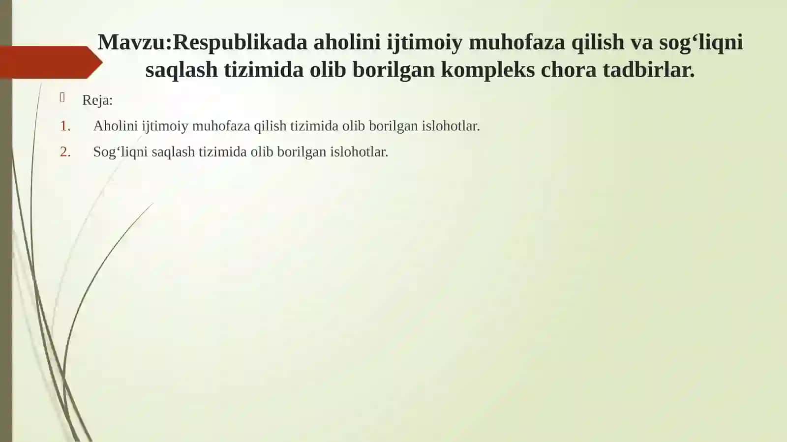 Sog'liqni saqlash tarmog'ining iqtisodiy tahlili 2
