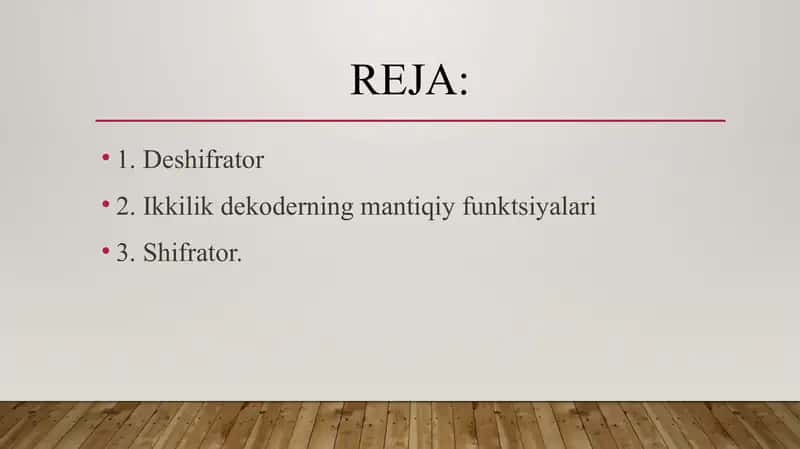 Deshifrator va Shifrator 2