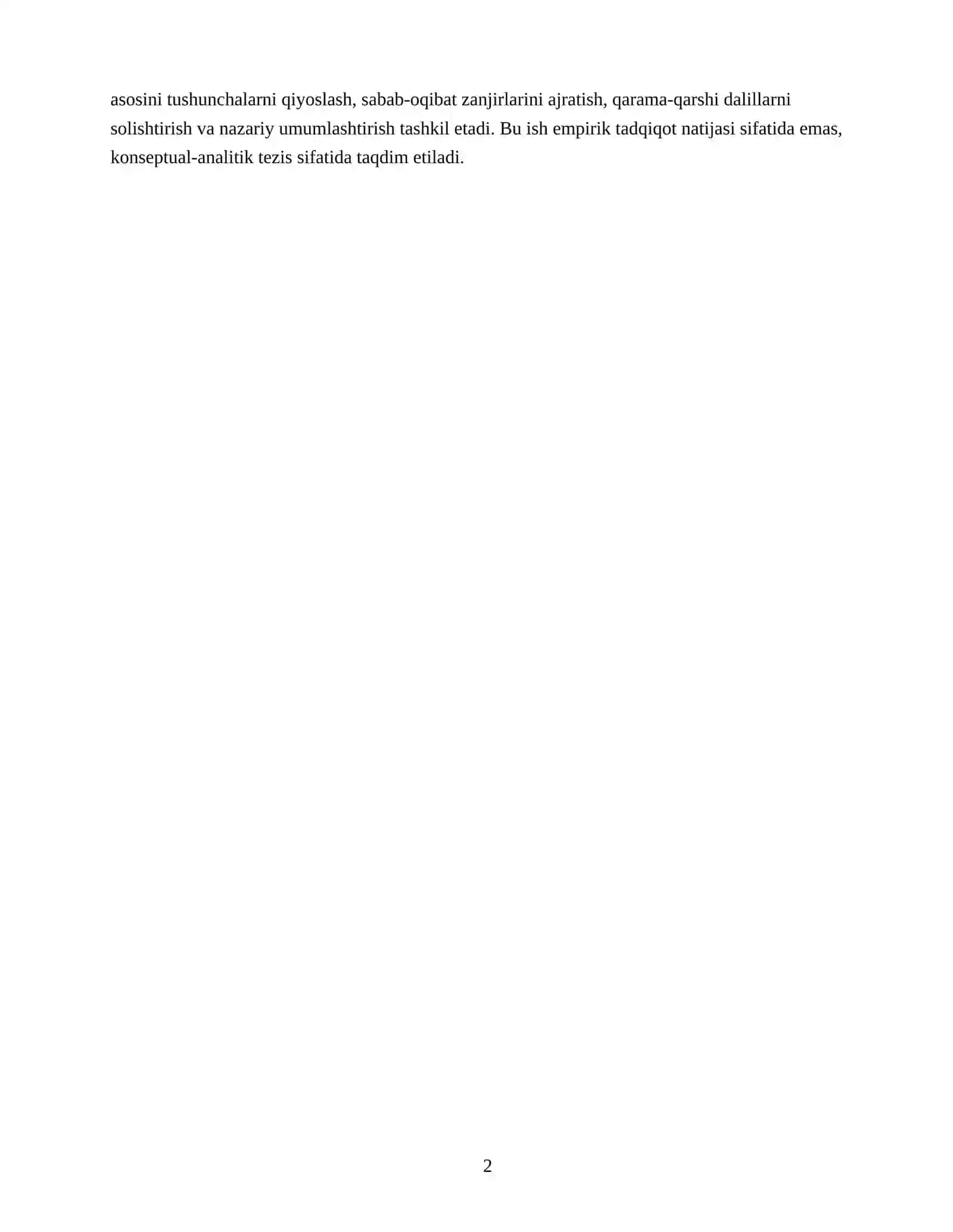DEKARTNING METODIK SHUBHA TAMOYILI 2