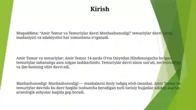 Amir Temur Va Temuriylar Davri Manbashunosligi 2
