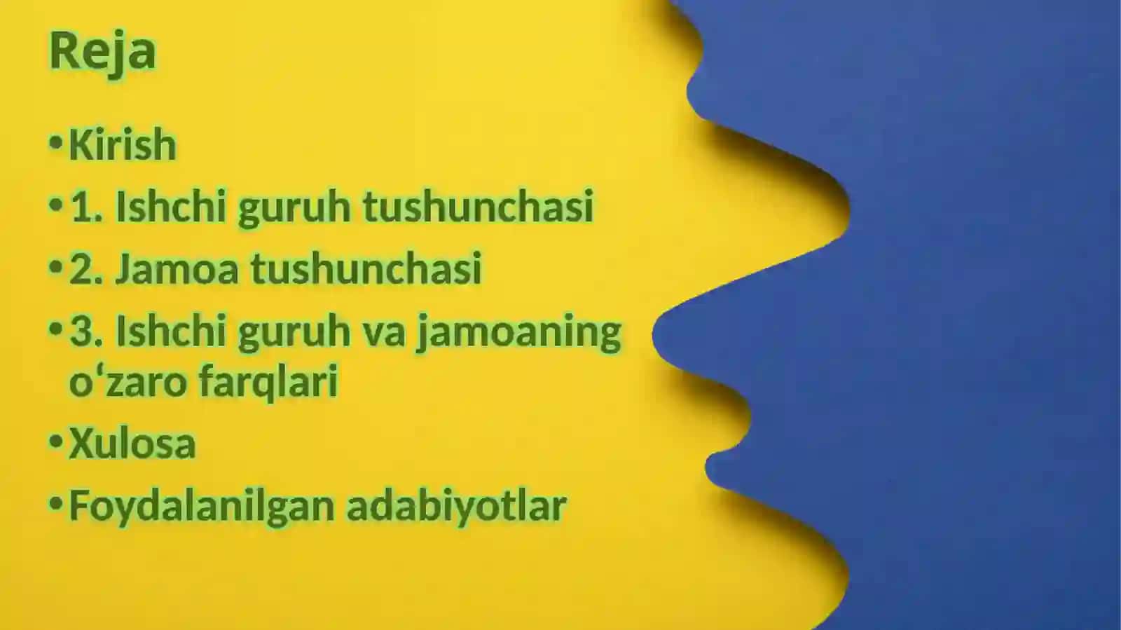 Ishchiguruh va jamoatushunchalari 2