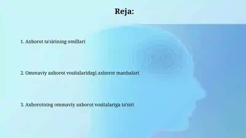 Media vositalarida axborotning tasiri va manbalari 2