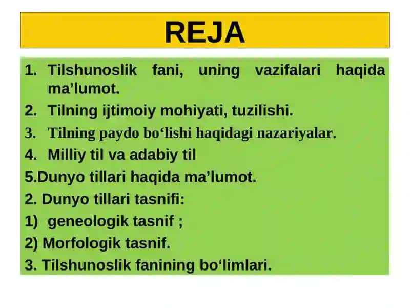 Tilshunoslik fanining vazifalari 2