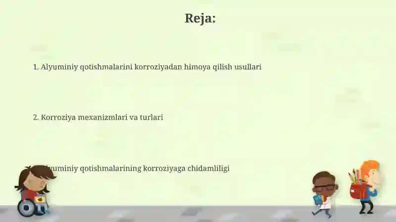 Alyuminiy qotishmalarining karroziyaga chidamliligi 2