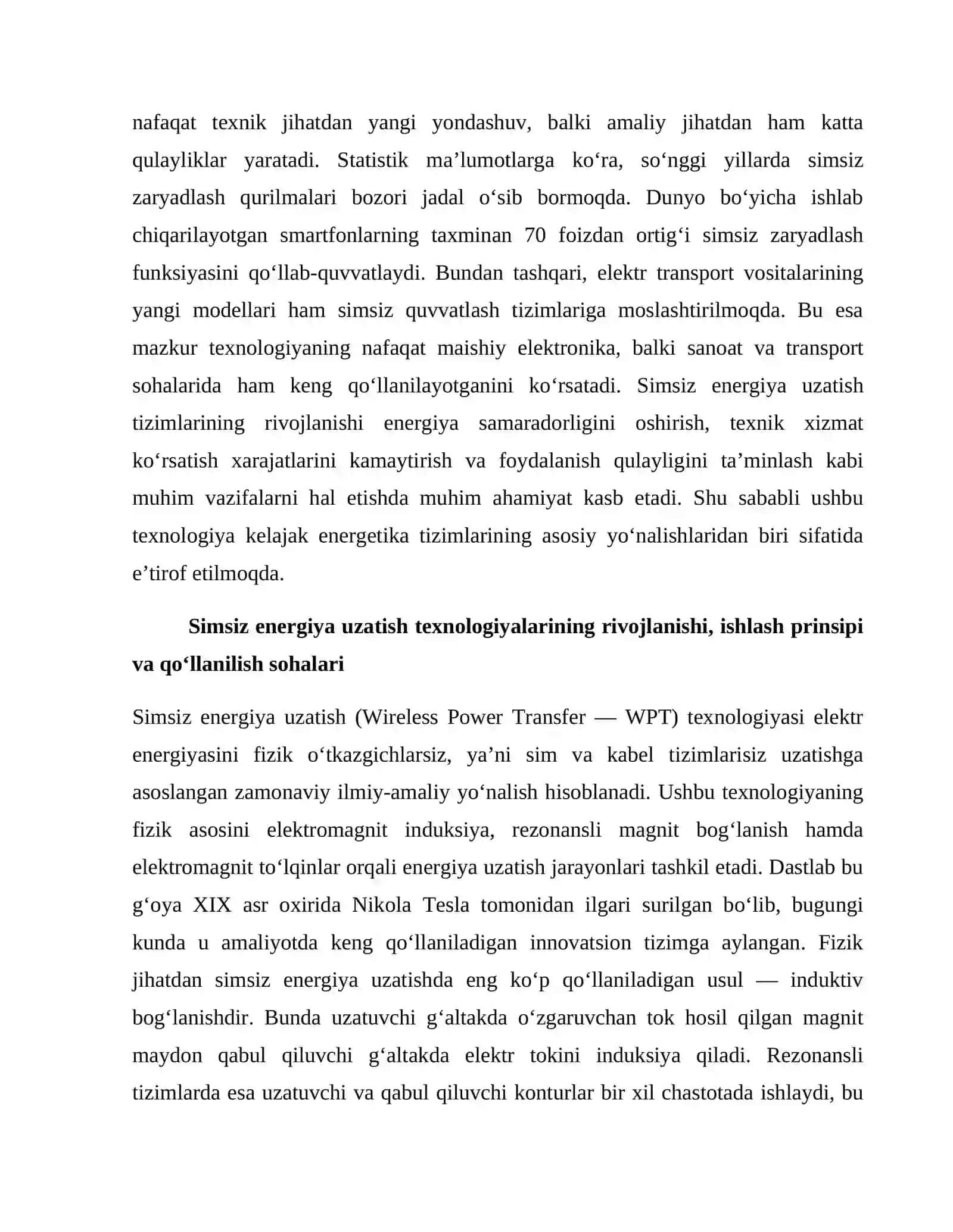 SIMSIZ ENERGIYA UZATISH TEXNOLOGIYALARI 2