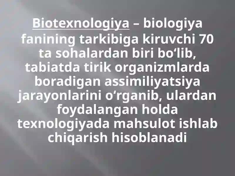 Biotexnologiya 2