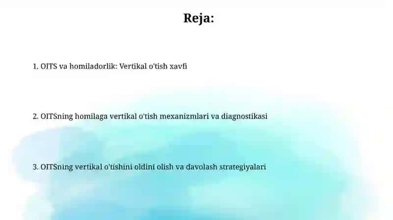 OITS va Homiladorlik 2
