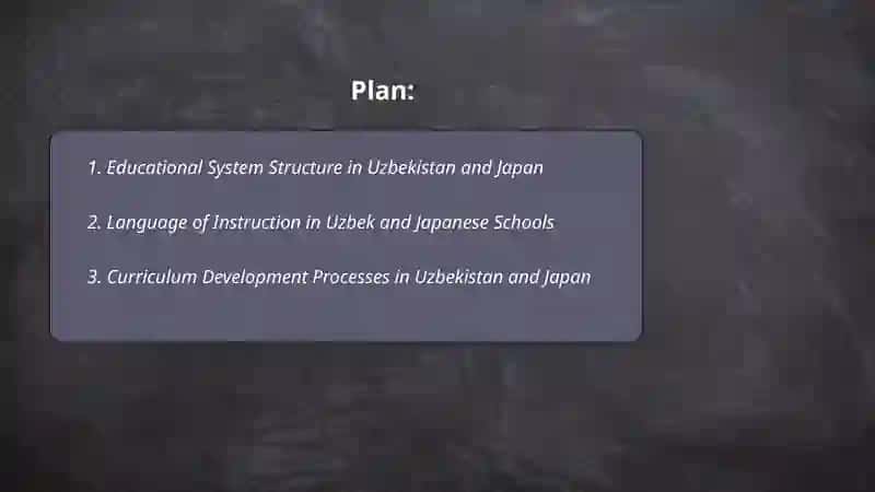 Education in Uzbekistan and Japan 2