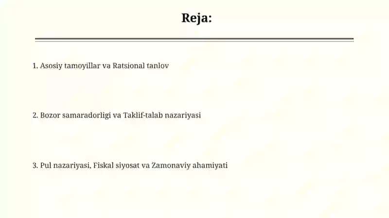 Neoklassik maktab iqtisodiy qarashlari 2