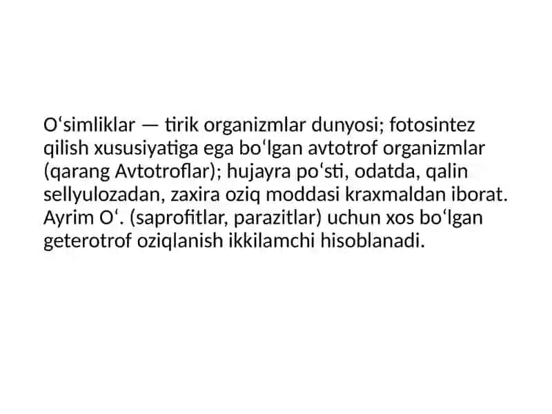 Oʻsimliklardaayirish 2