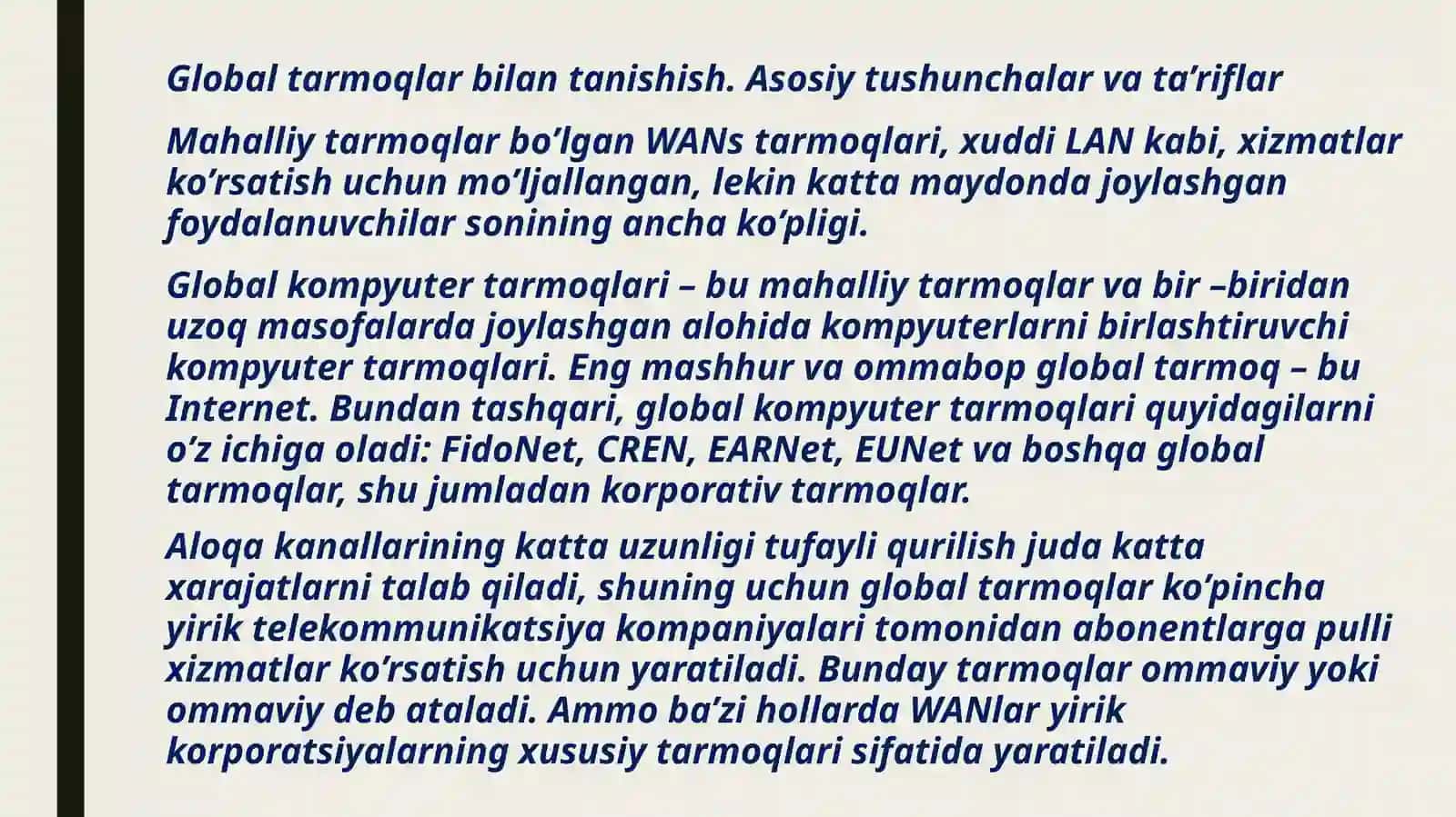 Global tarmoqlar ADPi 2