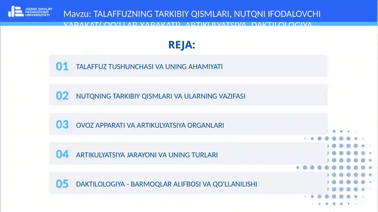 FAN: SURDOTARJIMONLIK PRAKTIKUMI 2