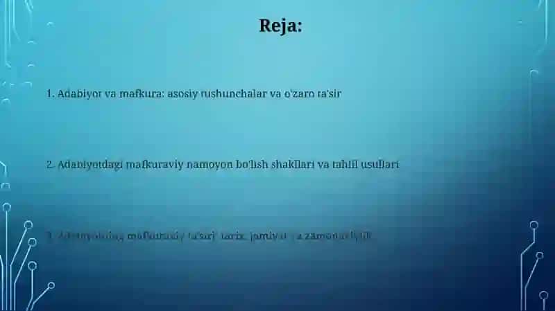 Adabiyot va mafkura 2