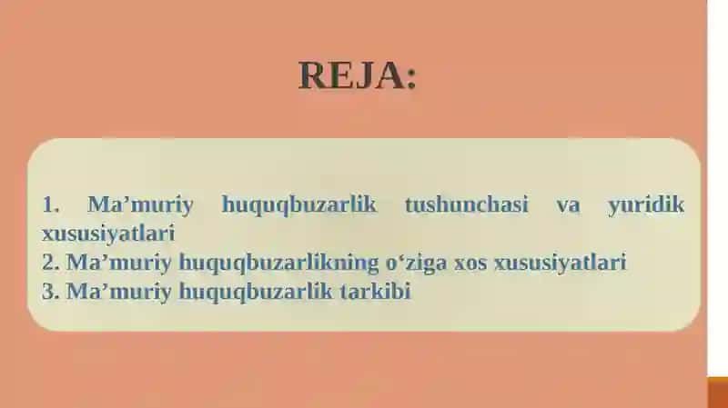 Ma’muriy huquqbuzarlik 2