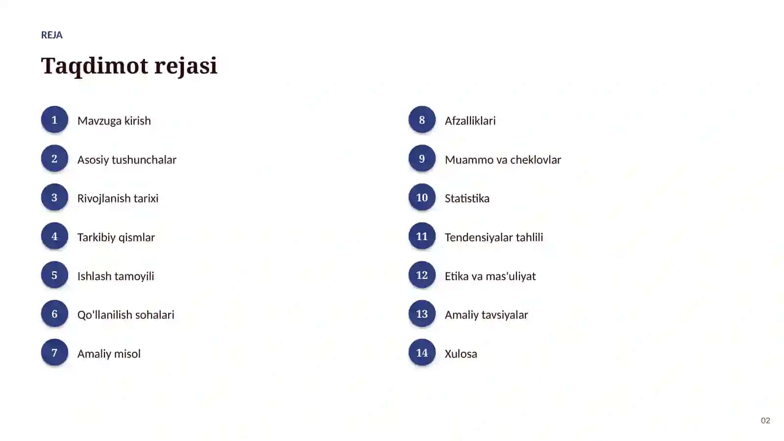 SUN'IY INTELLEKT ASOSLARI 2
