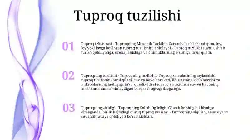 Tuproqning Mexanik Tarkibi 2