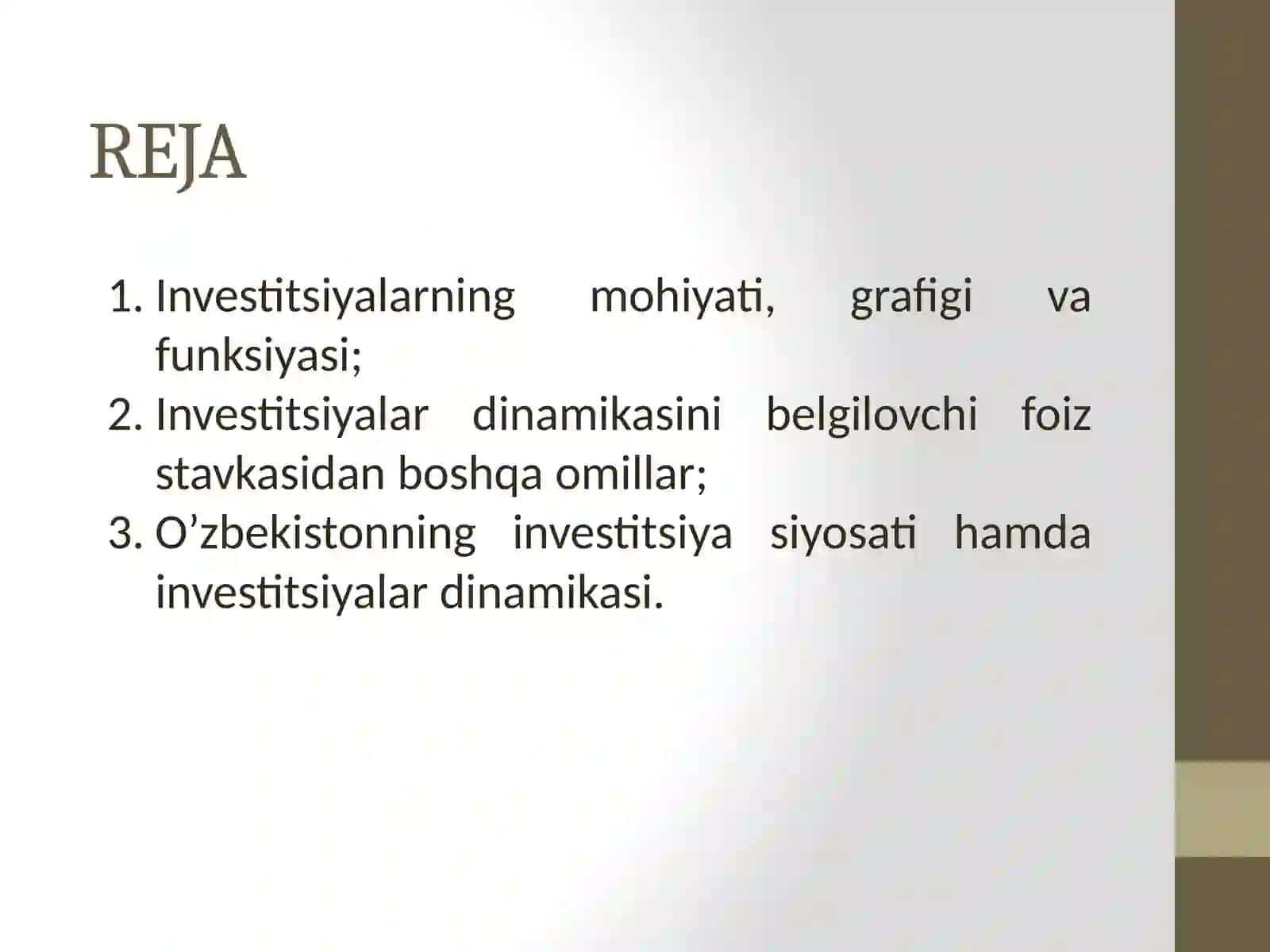 Dinamik makroiqtisodiyot 2