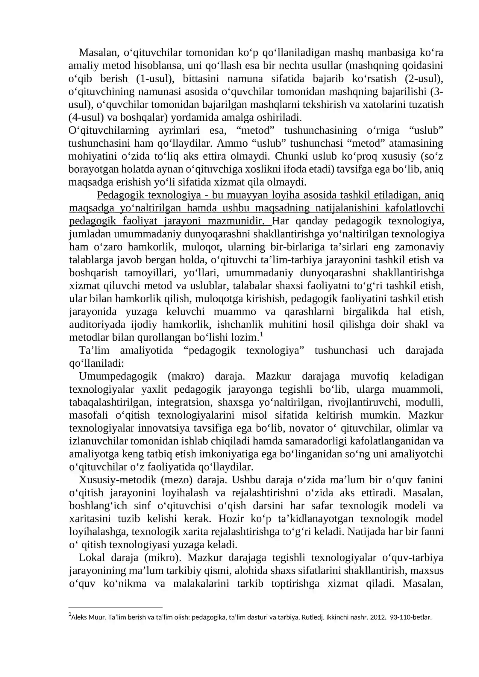 Ta’lim metodlari haqida umumiy tushuncha 2