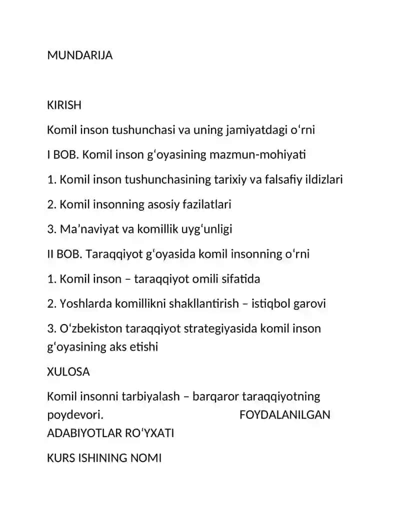 Komil inson goyasi taraqqiyot goyasi 2
