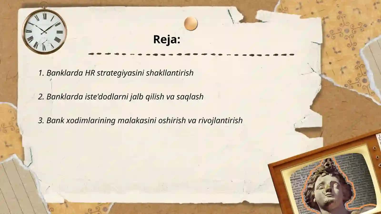 Banklarda HR tizimini olib borish 2