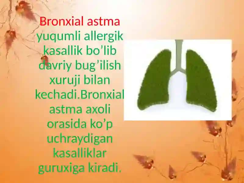 Bronxialastma og’ir kechuvchi 2