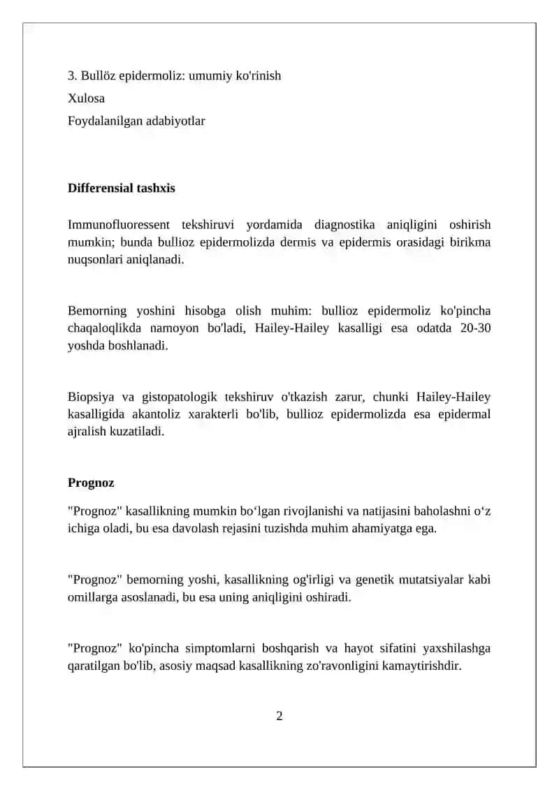 Bullios epidermolis, Xeyli-Xeyli kasalligi 2