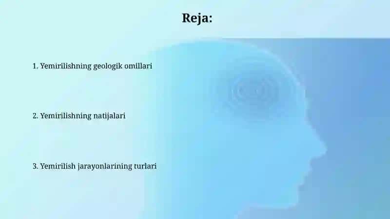 Geologik nurash jarayonlari 2