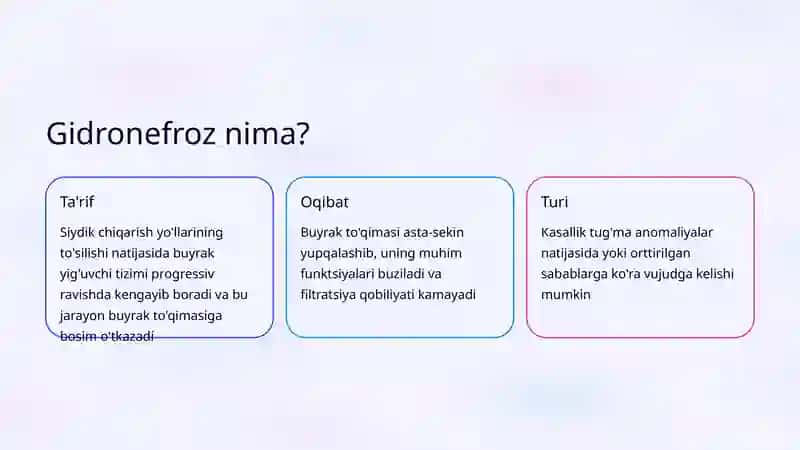 Gidronefroz: Sabablari va Davolash Taktikasi 2